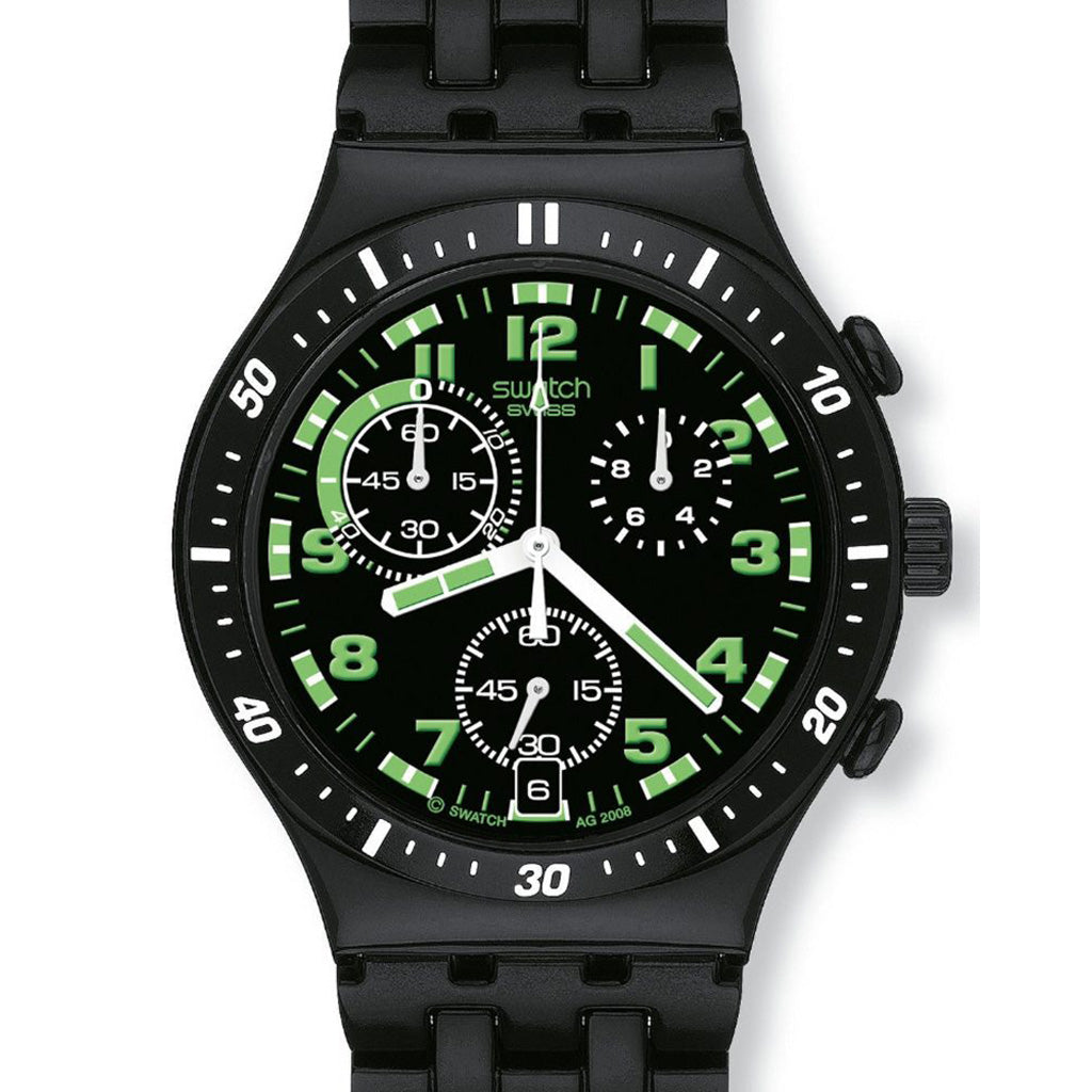 Swatch Irony Chrono Down in Darkness YCB4009AG