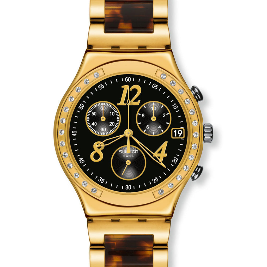Swatch Irony Chrono DREAMNIGHT 14 GOLDEN YCG405GC