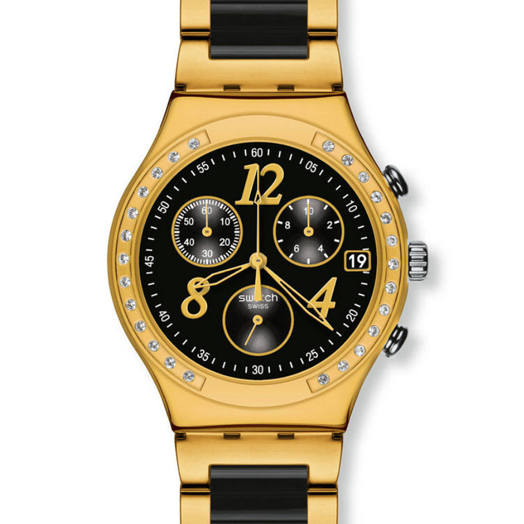 Swatch Irony Chrono DREAMNIGHT YELLOW YCG405G