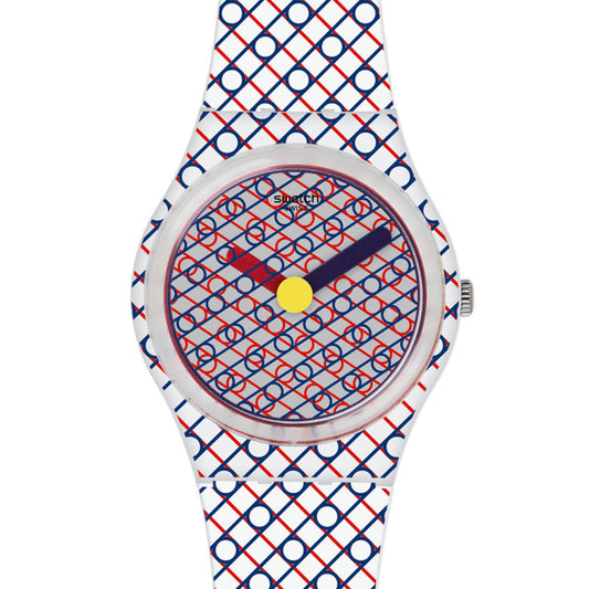 Swatch Gent Special DUET IN BLUE & RED by Sigrid Calon GZ298S