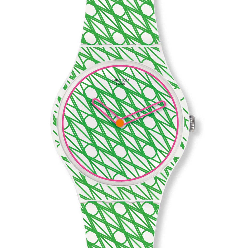 Swatch New Gent Special DUET IN GREEN & PINK SUOZ208