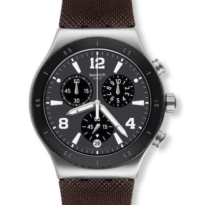 Swatch New Irony Chrono Duo Brown YVS450