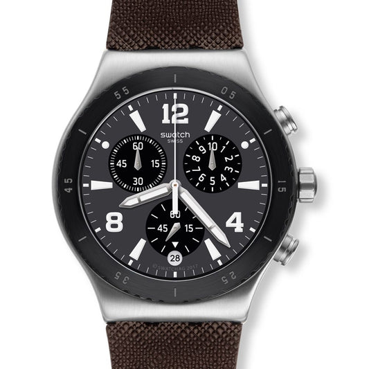 Swatch New Irony Chrono Duo Brown YVS450
