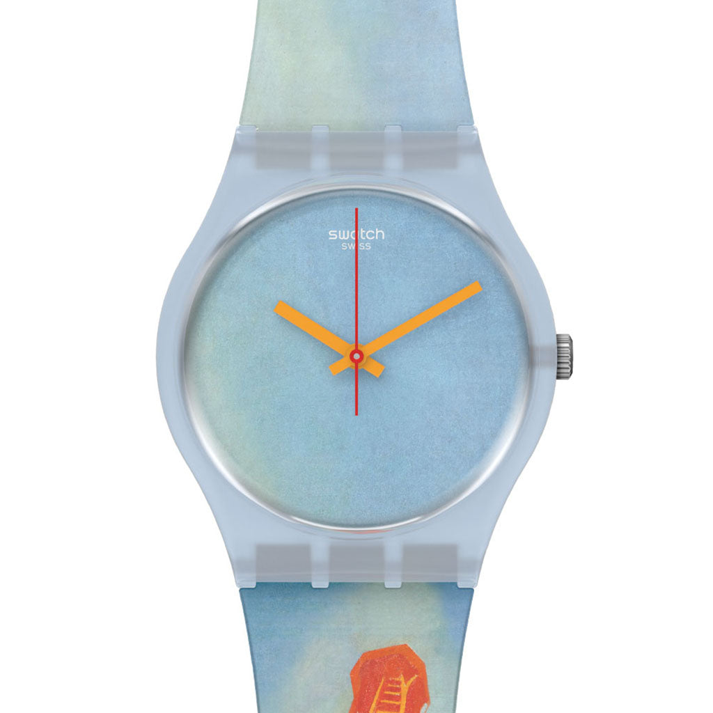 Swatch X Centre Pompidou Gent Special Eifel Tower, By Robert Delaunay GZ357