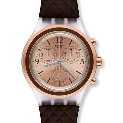 Swatch Irony Diaphane Chrono Elebrown SVCK1005