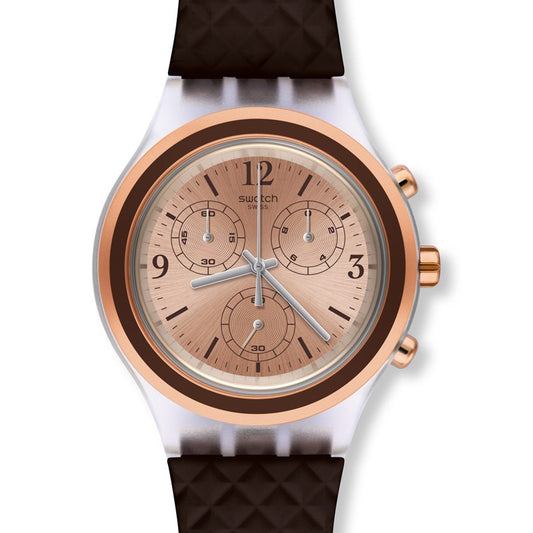 Swatch Irony Diaphane Chrono Elebrown SVCK1005