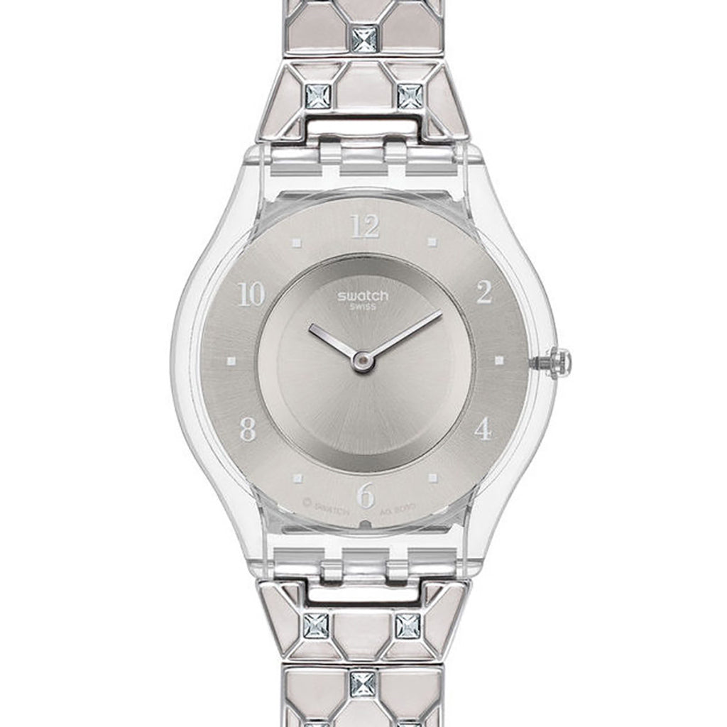Swatch Skin ELEGANTLY FRAMED SILVER SFK368G