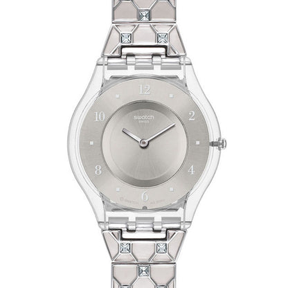 Swatch Skin ELEGANTLY FRAMED SILVER SFK368G