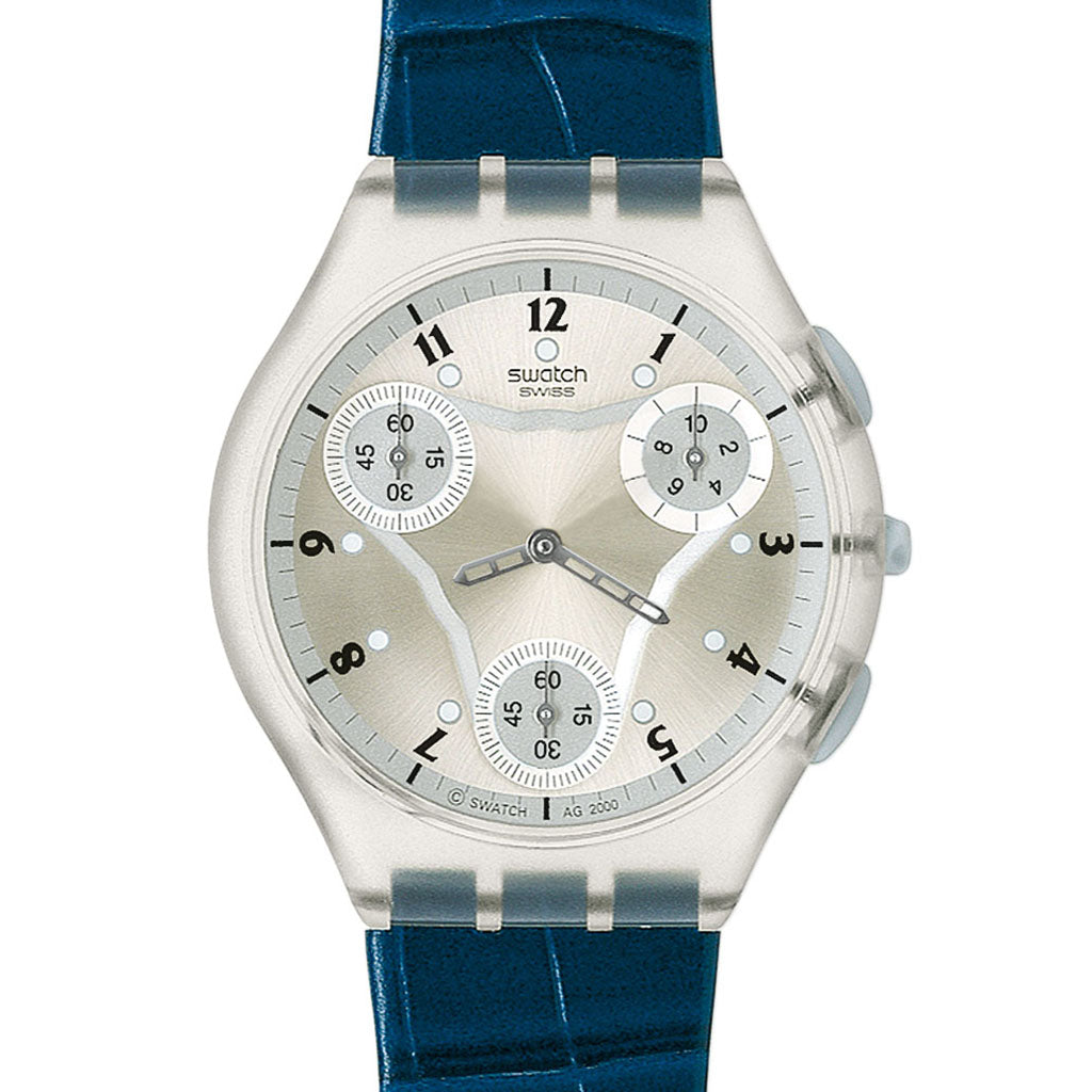 Swatch Skin Chrono Flatzone Blue SUYK100C