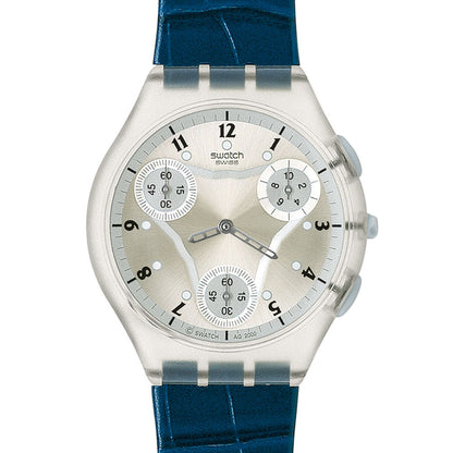 Swatch Skin Chrono Flatzone Blue SUYK100C