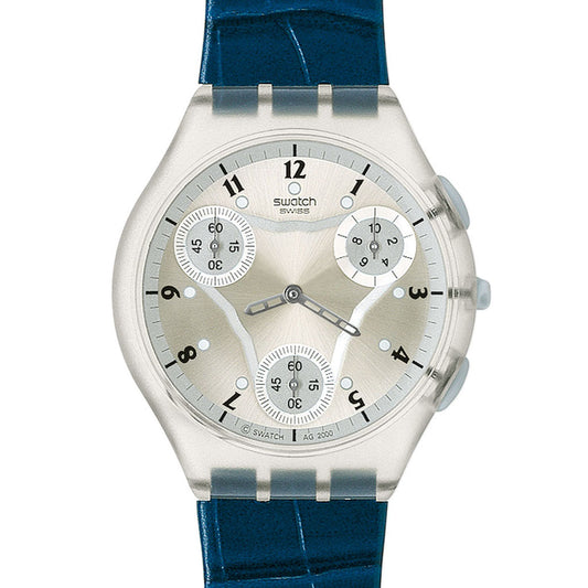 Swatch Skin Chrono Flatzone Blue SUYK100C