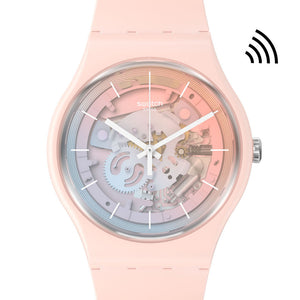 Swatch New Gent Bioceramic Fleetingly Pink Pay! SO32P103-5300