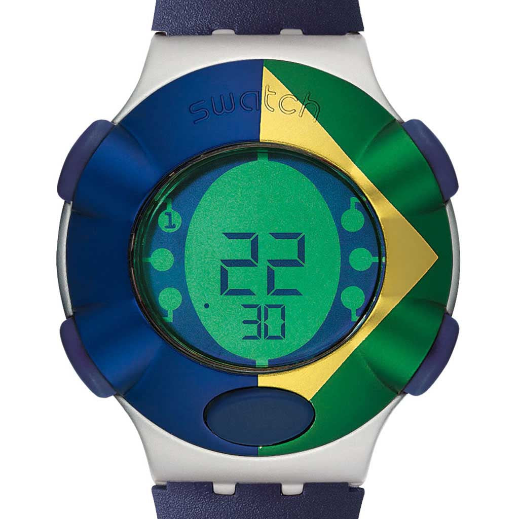 Swatch Irony .Beat Floating Dot Bezel Brazil YQS1000CD