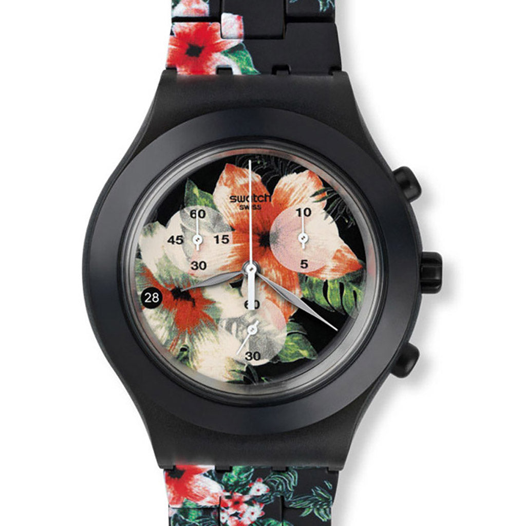 Swatch Diaphane Chrono Flower Breeze SVCF4002AG