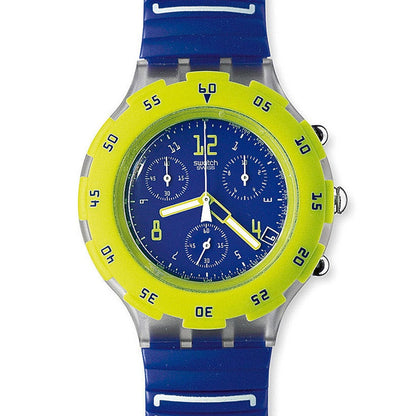 Swatch Aqua Chrono Fluo in Water SBK401