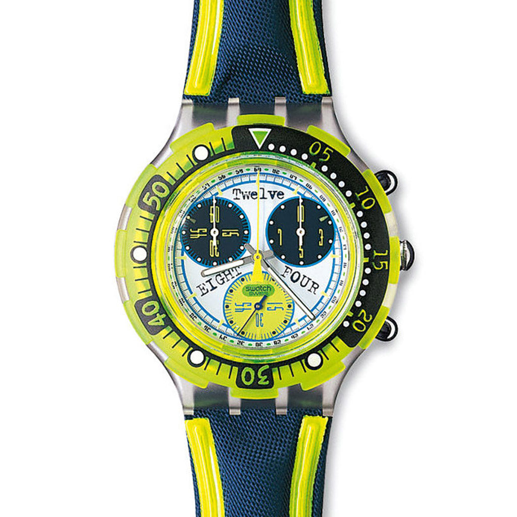 Swatch Aqua Chrono Fluosite SBK112