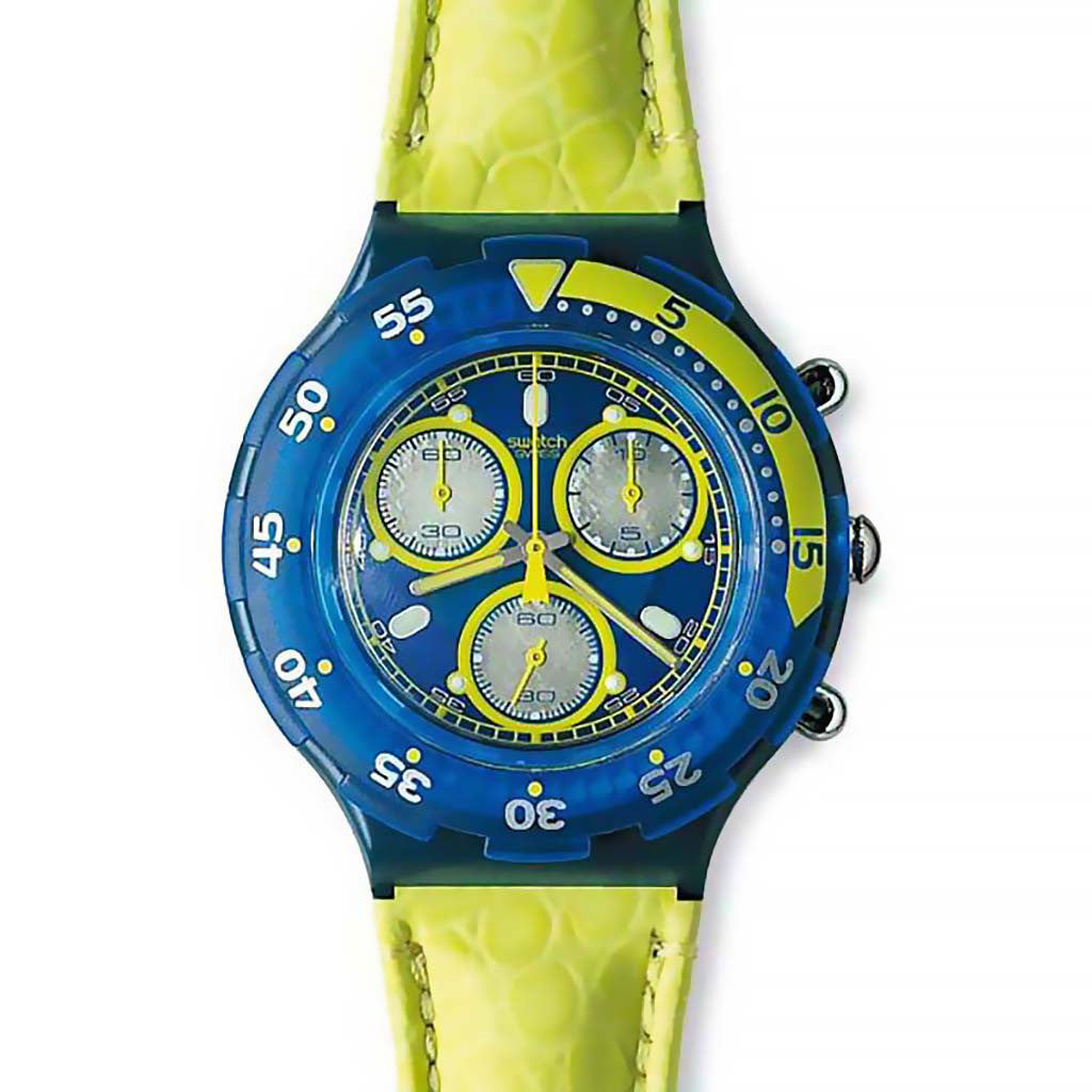 Swatch Aqua Chrono Fluo Wave SBN105