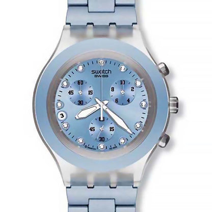 Swatch Irony Diaphane Chrono Full Blooded Blue SVCK4036AG