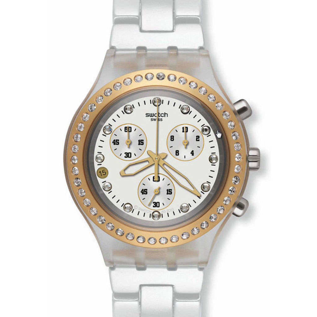 Swatch Irony Diaphane Chrono FULL BLOODED MARVELOUS YELLOW SVCK4068AG