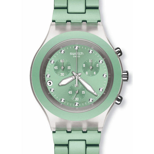 Swatch Irony Diaphane Chrono FULL BLOODED MINT SVCK4056AG