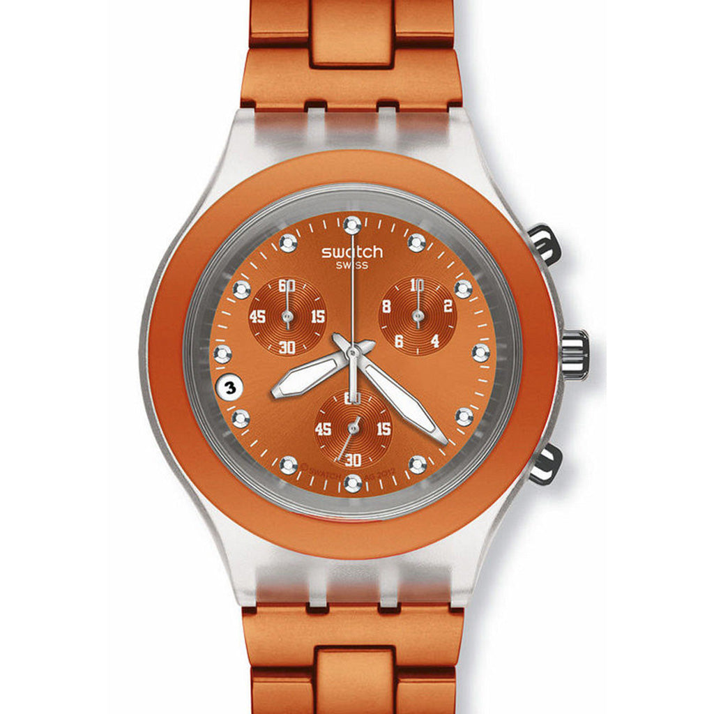 Swatch Irony Diaphane Chrono Full Blooded Naranja SVCK4051AG
