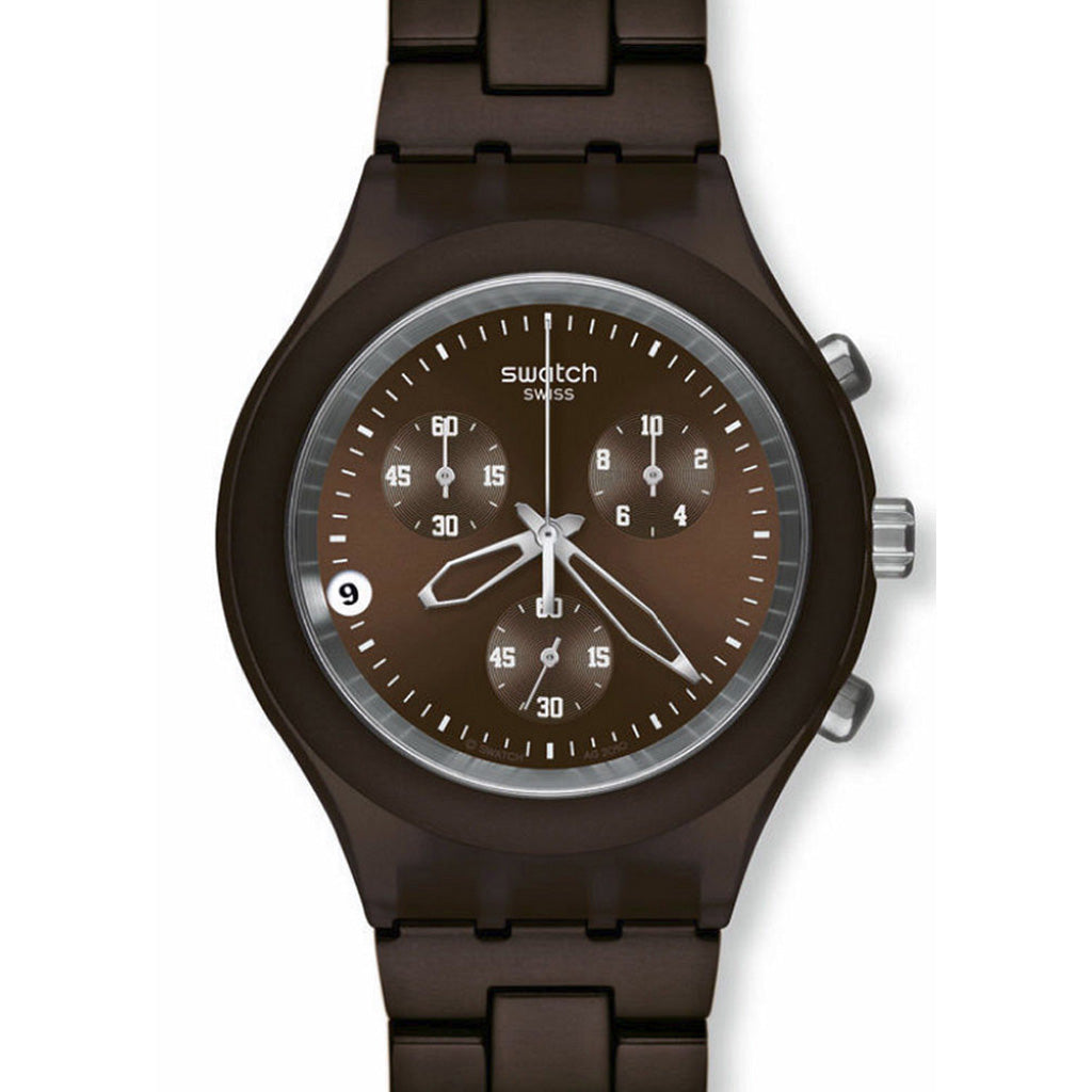 Swatch Irony Diaphane Chrono FULL BLOODED SMOKY BROWN SVCC4000AG