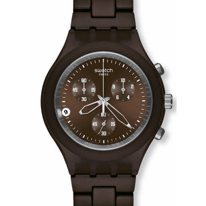 Swatch Irony Diaphane Chrono FULL BLOODED SMOKY BROWN SVCC4000AG