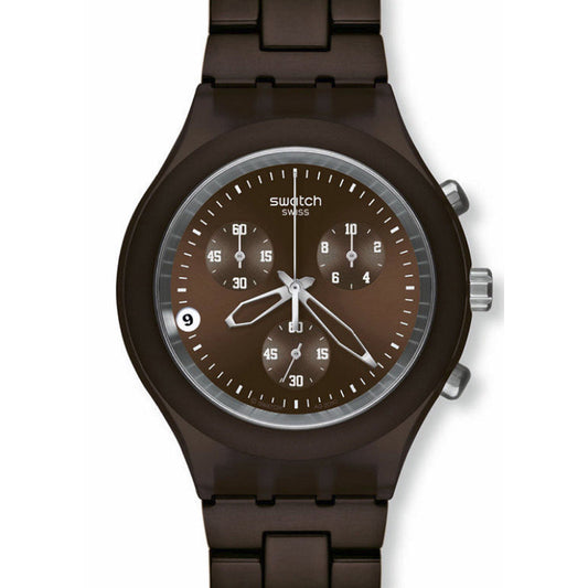 Swatch Irony Diaphane Chrono FULL BLOODED SMOKY BROWN SVCC4000AG