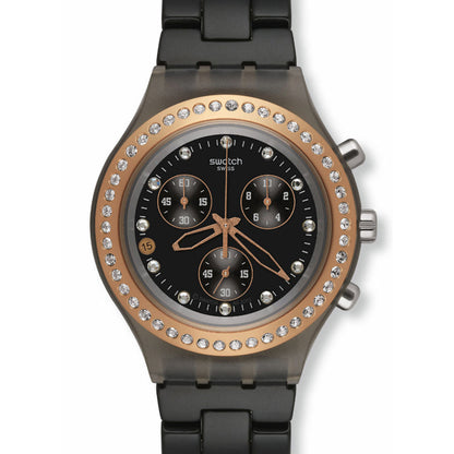 Swatch Irony Diaphane Chrono FULL BLOODED STONEHEART BLACK SVCM4008AG