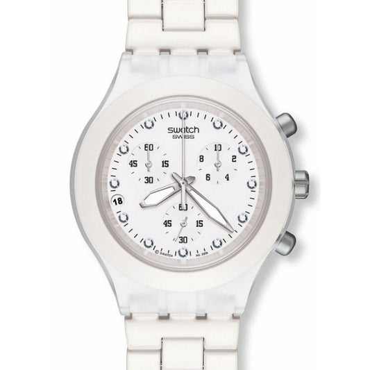 Swatch Irony Diaphane Chrono Full Blooded White SVCK4045AG
