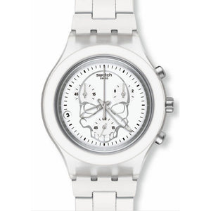 Swatch Irony Diaphane Chrono FULL BLOODED WHITE SKULL SVCW400AG