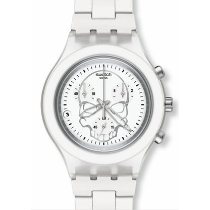 Swatch Irony Diaphane Chrono FULL BLOODED WHITE SKULL SVCW400AG