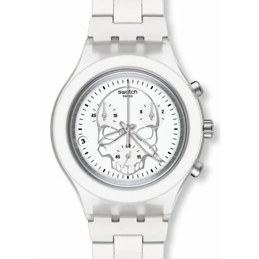 Swatch Irony Diaphane Chrono FULL BLOODED WHITE SKULL SVCW400AG