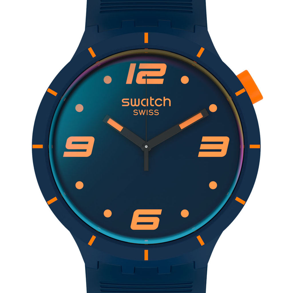 Swatch Big Bold Futuristic Blue SO27N110
