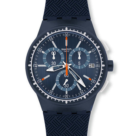 Swatch Chrono Plastic GARA IN BLU SUSN410