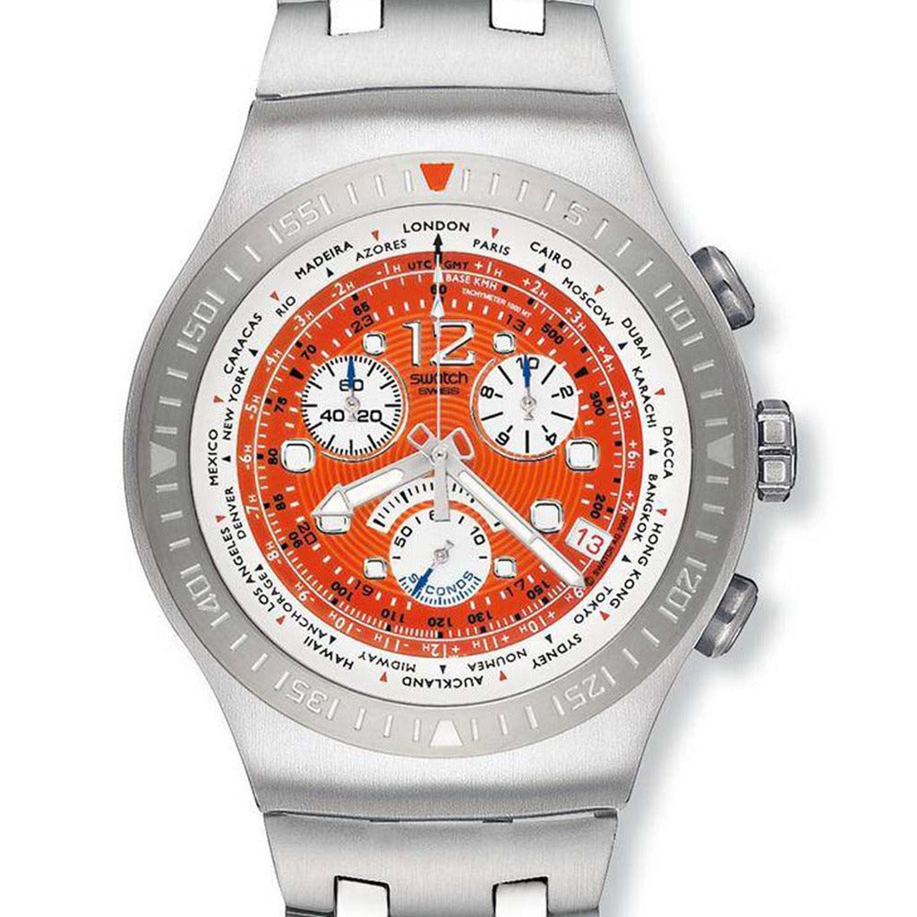 Swatch Irony The Chrono Get Fly Arancione yos415g
