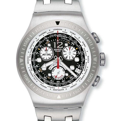 Swatch Irony The Chrono Get Fly Black yos414g