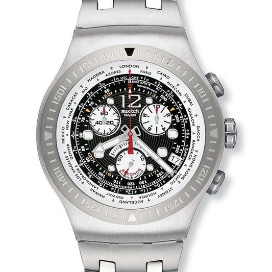 Swatch Irony The Chrono Get Fly Black yos414g