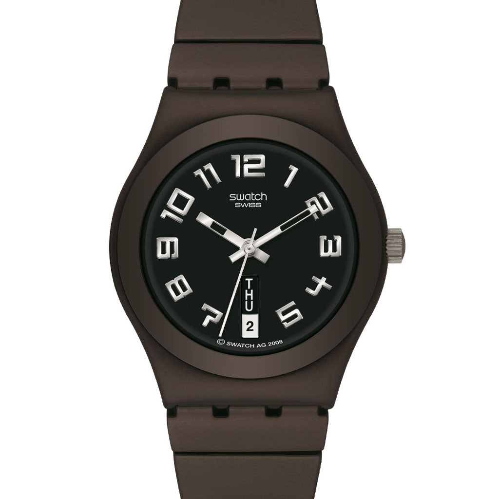 Swatch Irony Medium Glam is Brown YLC7000AG