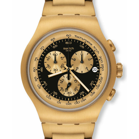 Swatch Irony The Chrono GOLDEN BLOCK BLACK YOG403G