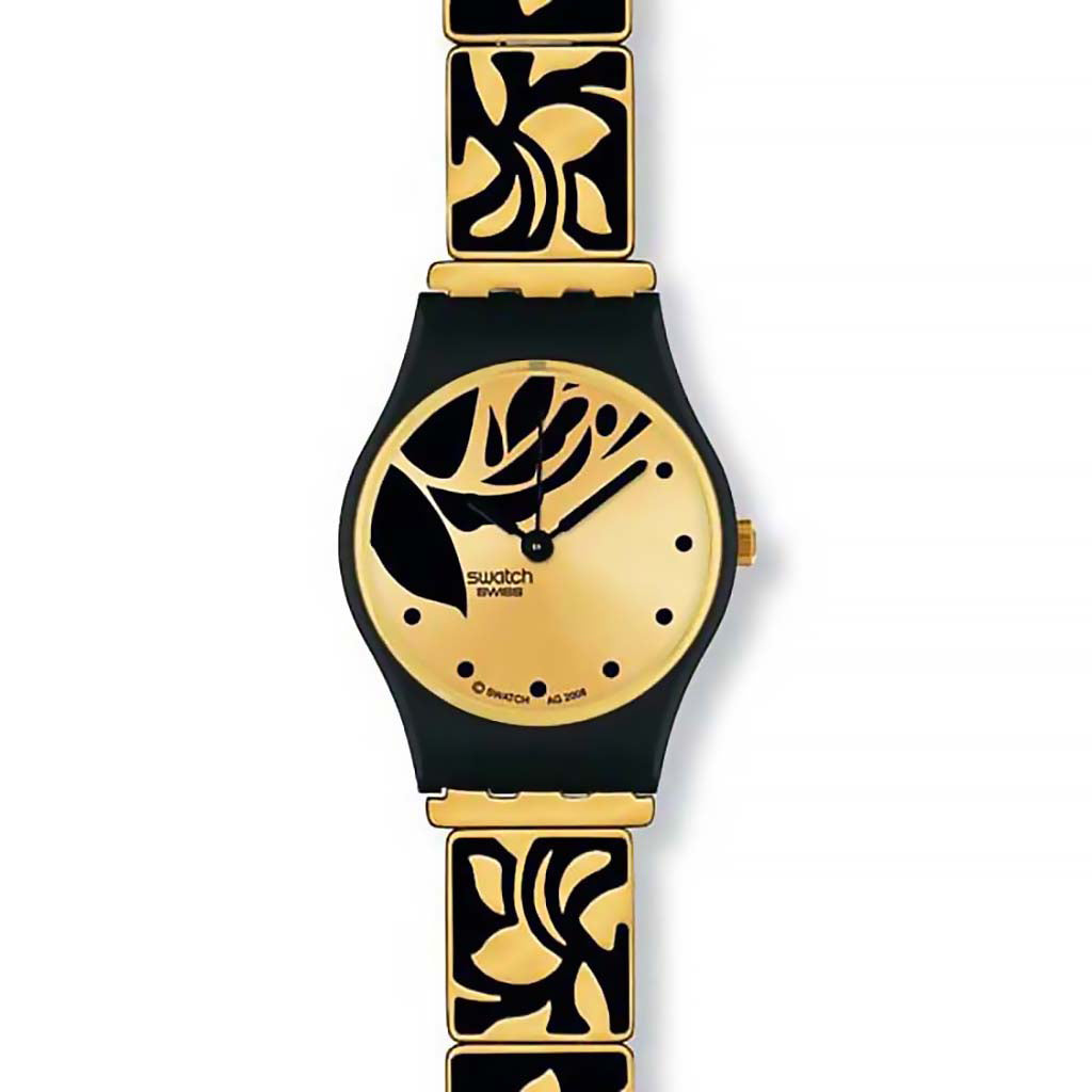 Swatch Lady Golden Flowers LB168G