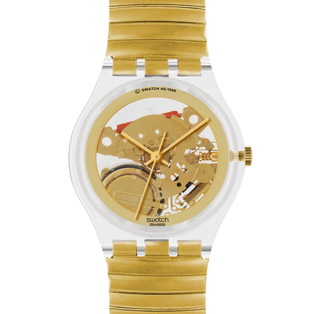 Swatch Gent Golden Jelly Flex GZ115CA/B