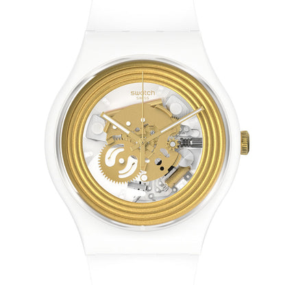 Swatch New Gent Golden Rings White SO29W107