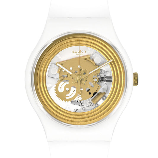 Swatch New Gent Golden Rings White SO29W107