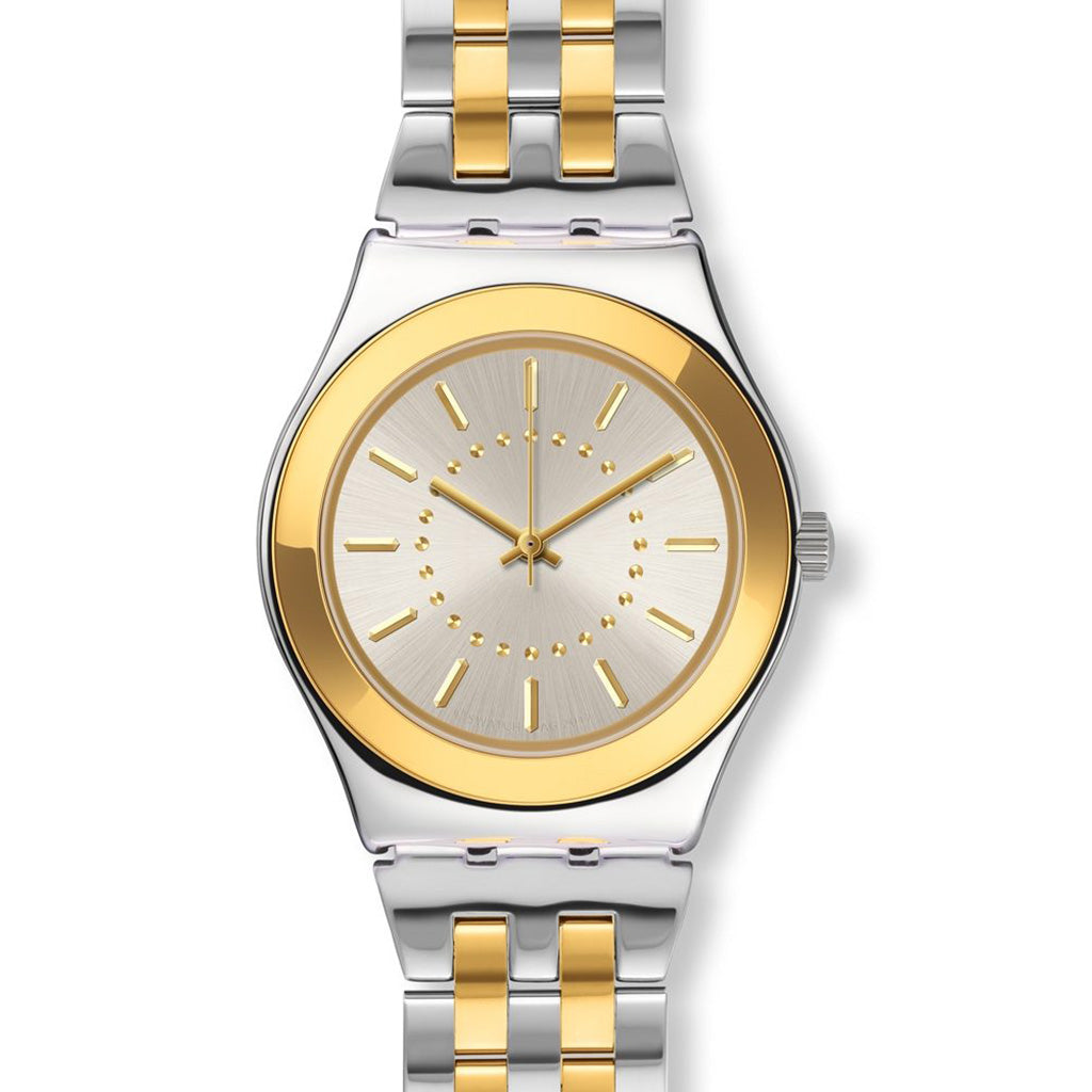 Swatch Irony Medium Goldensilver YLS207G