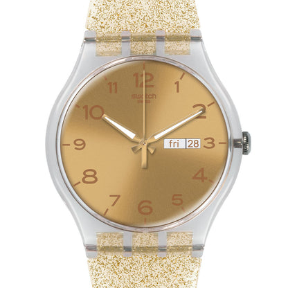 Swatch New Gent Golden Sparkle SUOK704