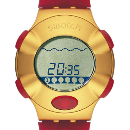 Swatch Irony .Beat Golden Virtual Wave YQG1000