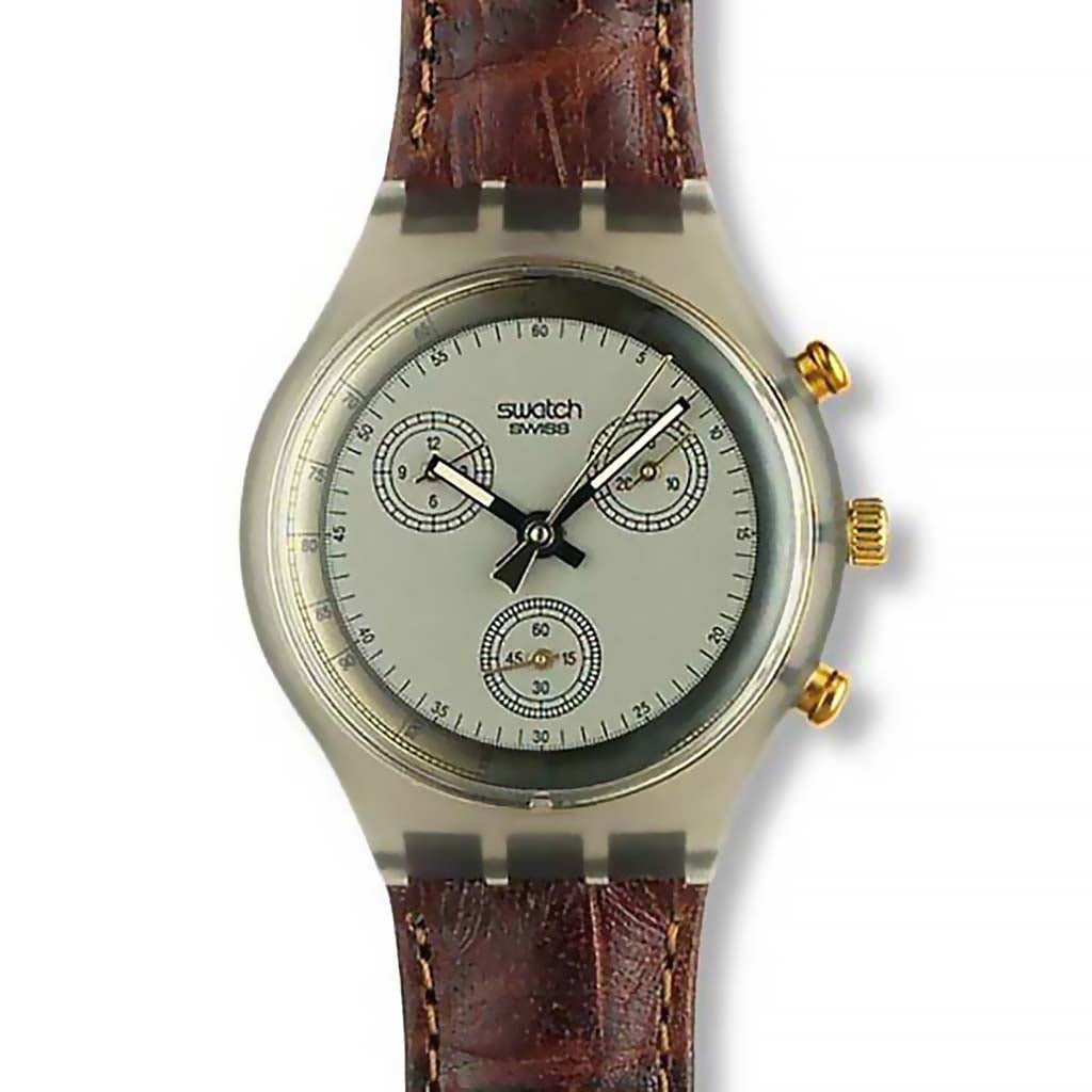 Swatch Chrono Goldfinger SCM100