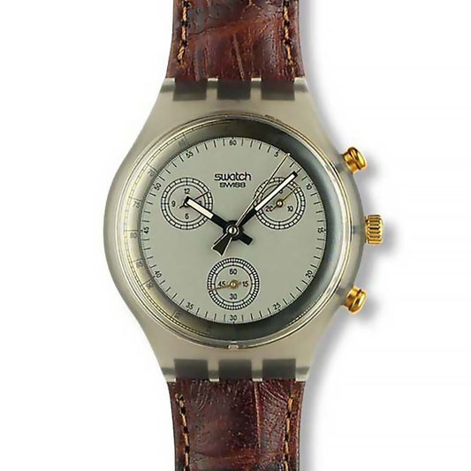 Swatch Chrono Goldfinger SCM100