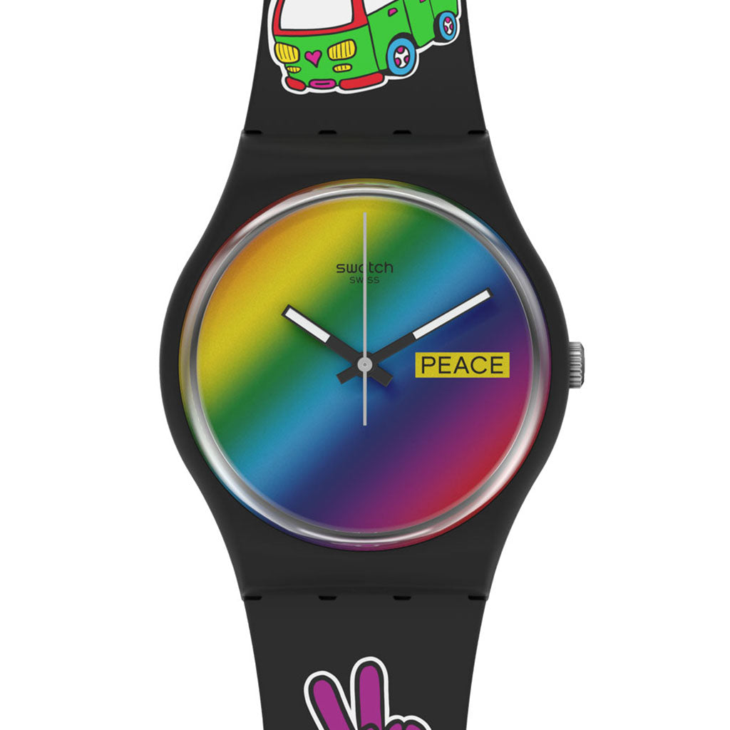 Swatch Gent Go With The 'Bow SO31B101
